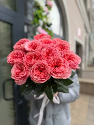Пионовидная роза Кэнди Экпрешен