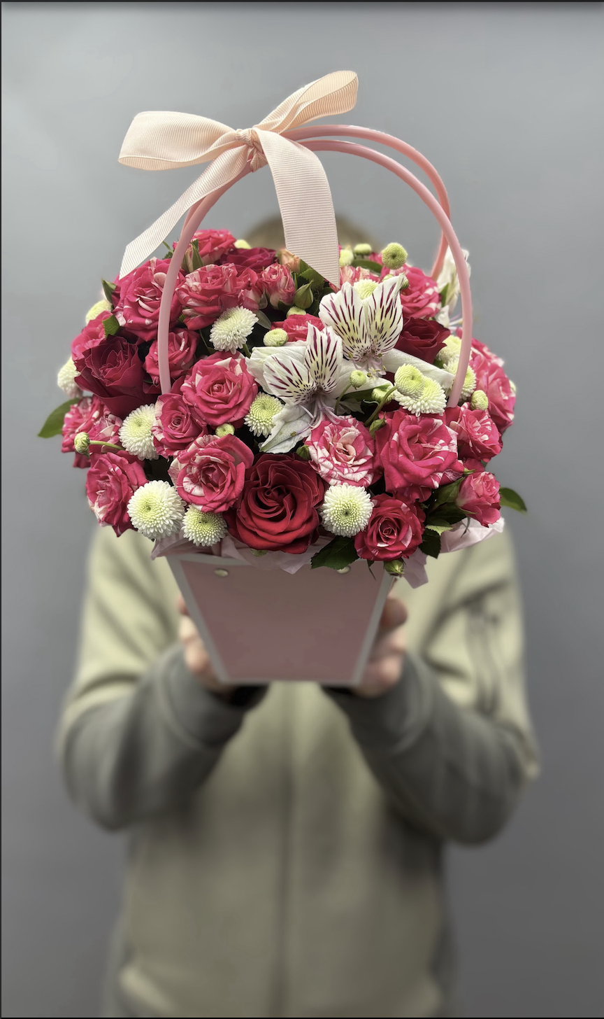 Цветы в коробке 17