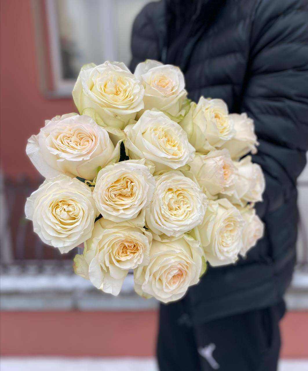 Белая роза Candlelight 15 шт.