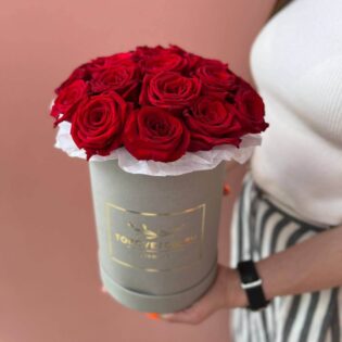 Букет цветов в коробке