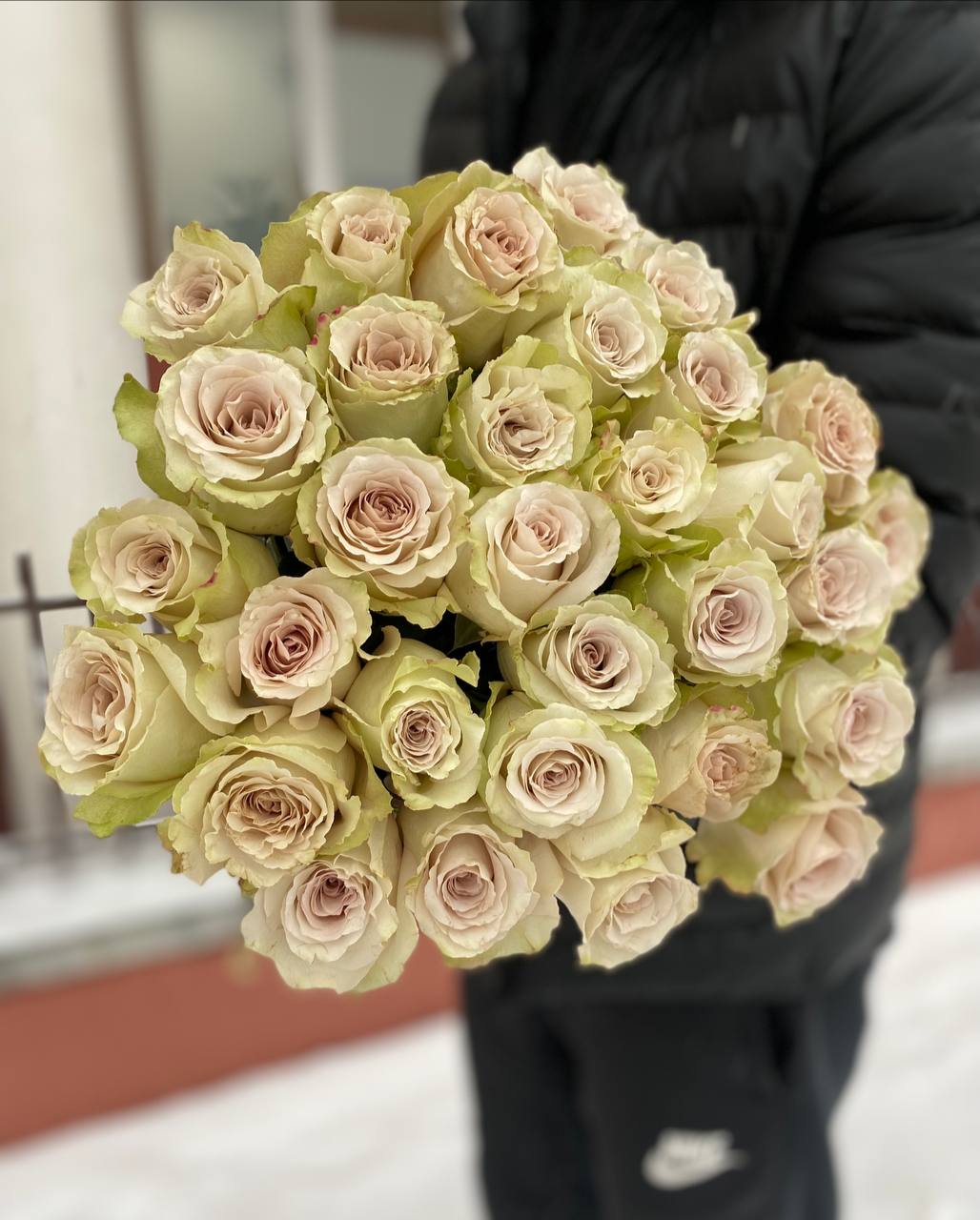 Кремовая роза Quicksand 31 шт.