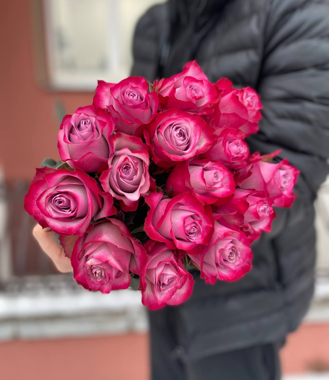 Малиновая роза Deep purple 15 шт.