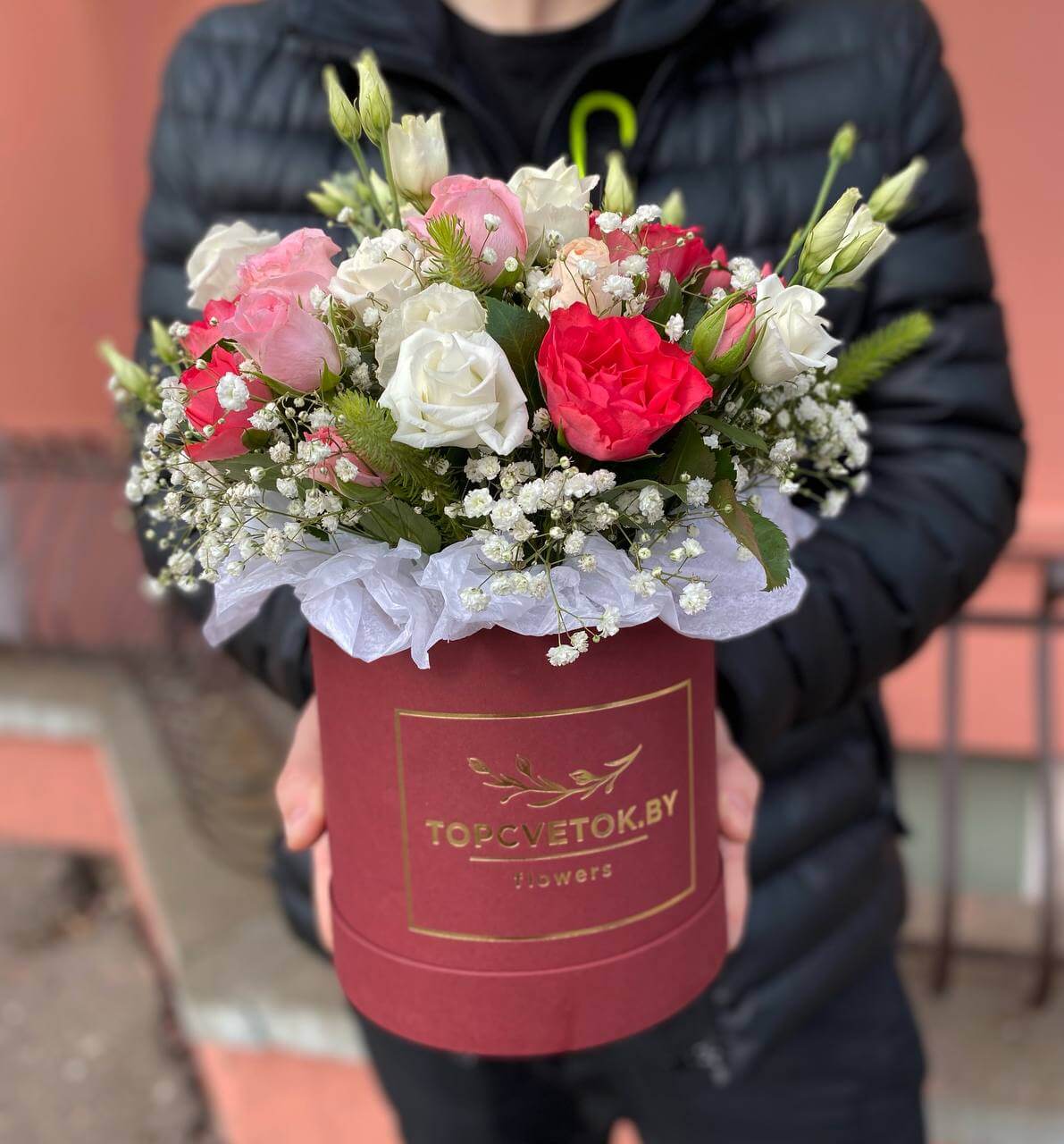 Цветы в коробке 10