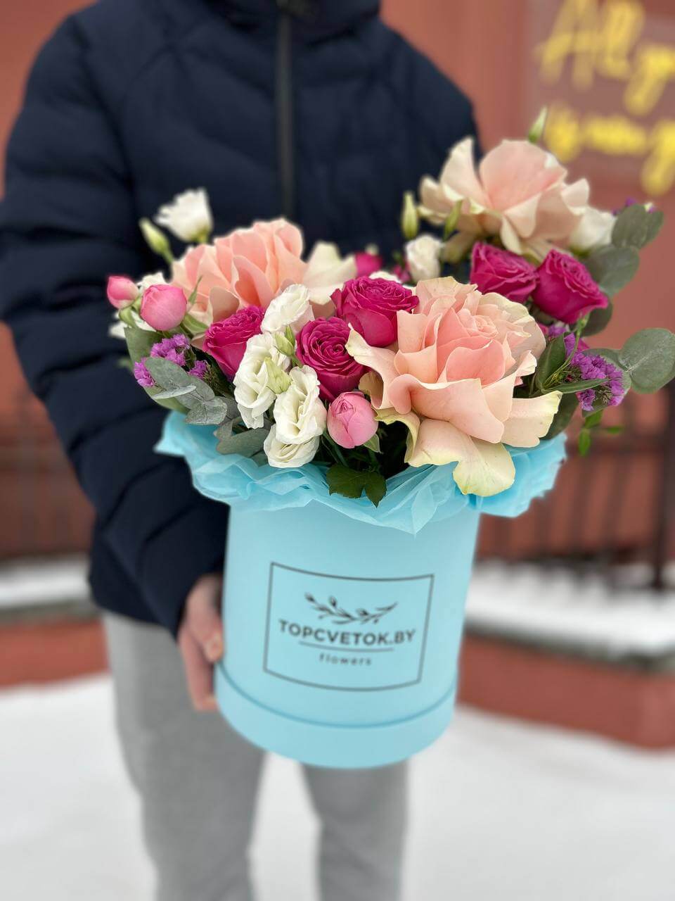 Цветы в коробке 13